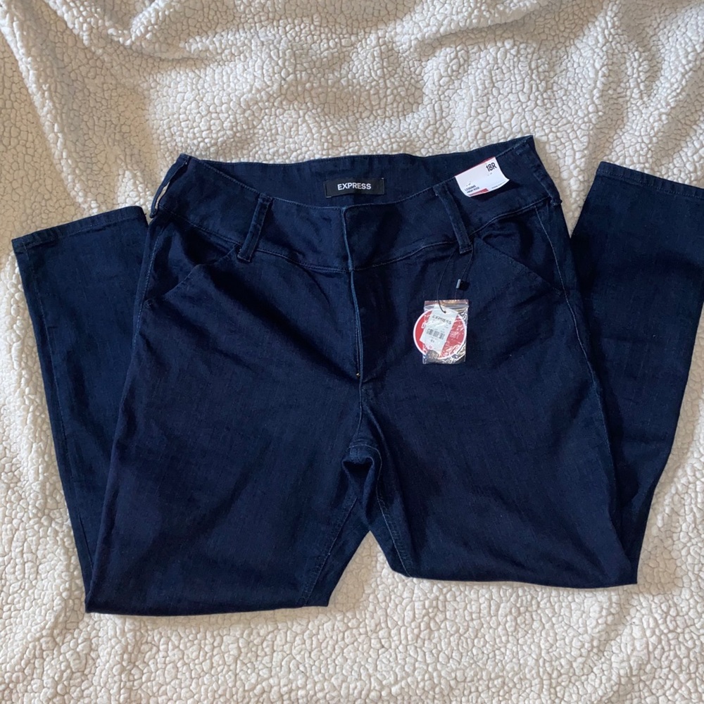 High rise Denim Leggings